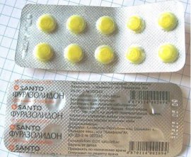 Фуразолидон (Furazolidone), гранулы для приготовления суспензии для приема внутрь [для детей], таблетки